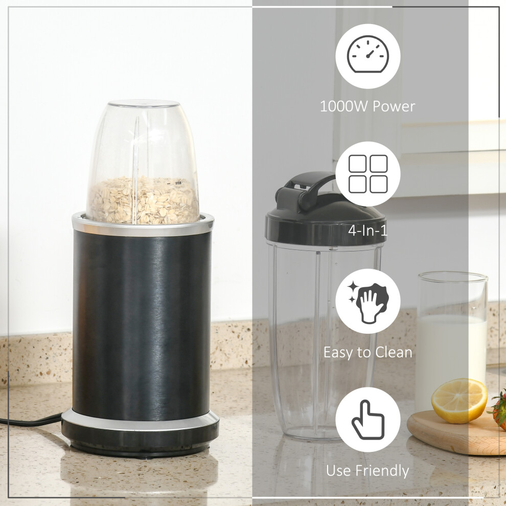 homcom-countertop-blender-1000w-smoothie-maker-with-0-7l-and-0-35l-mix-cup