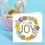 Felt Flowers Easter Joy Easter Spring Flowers Hand-Finished Greeting Card 4