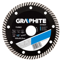 GRAPHITE 57H621 super thin tile cutting diamond blade disc 125 mm, 22.2 bore