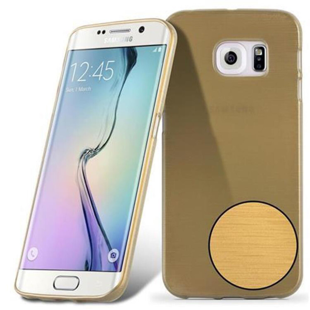 (GOLD) Cadorabo Case for Samsung Galaxy S6 EDGE case cover