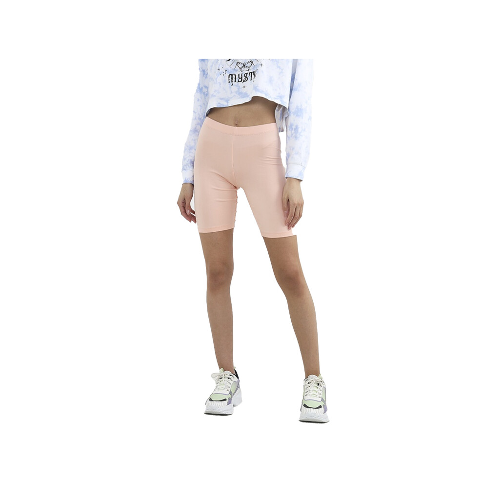 (XS, Peach) Brave Soul Womens/Ladies Cycle Shorts