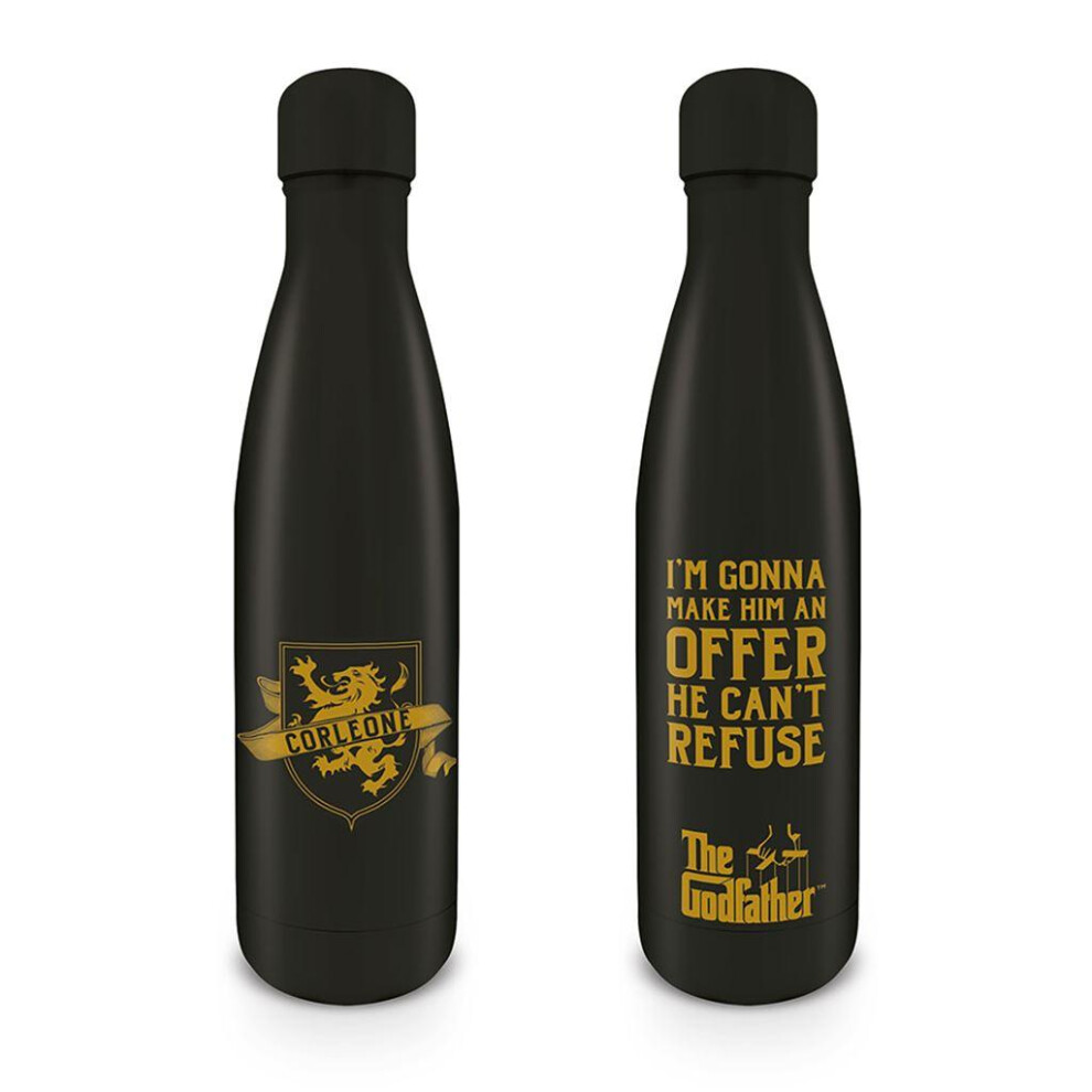 The Godfather Make An Offer Metal Water Bottle