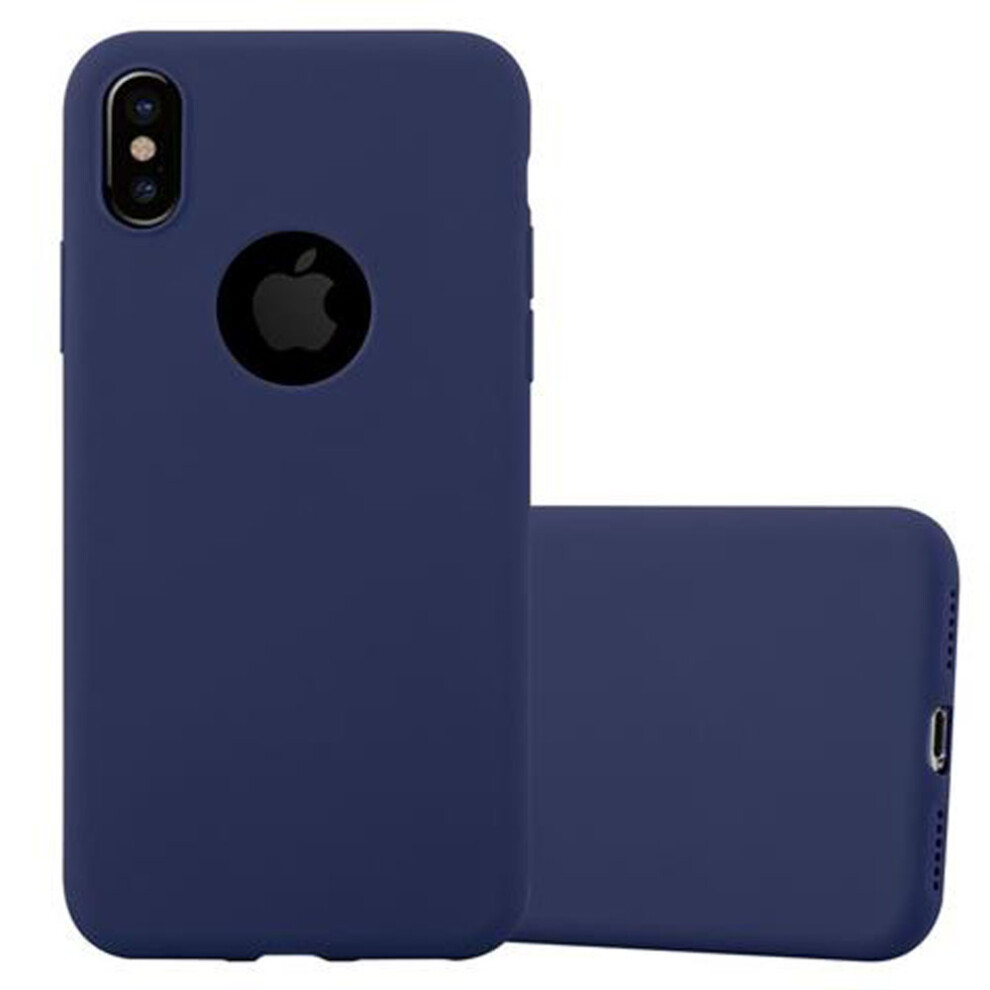 (CANDY DARK BLUE) Cadorabo Case for Apple iPhone X / XS case cover-image-OPC-P5GGWVQ-NEW