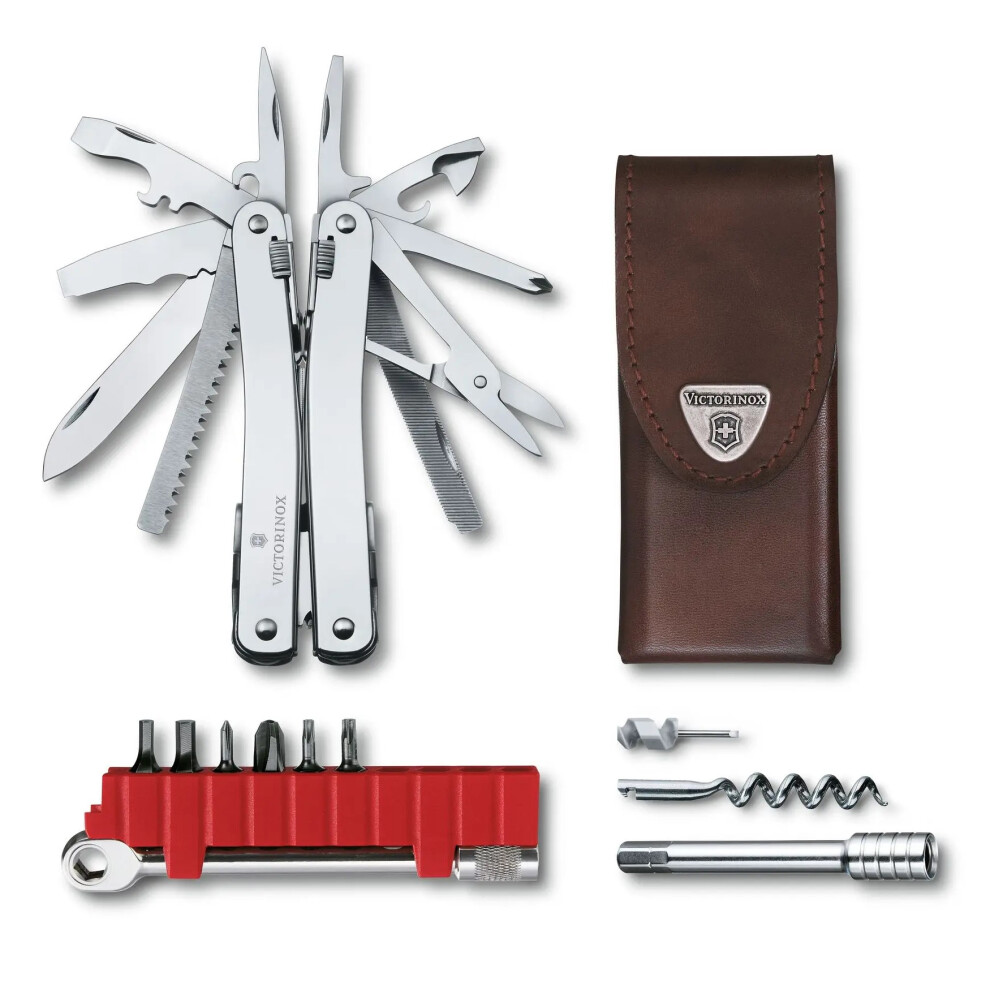 Victorinox Swiss Tool Spirit X Plus Ratchet - multi swisstool with ratchet and pouch