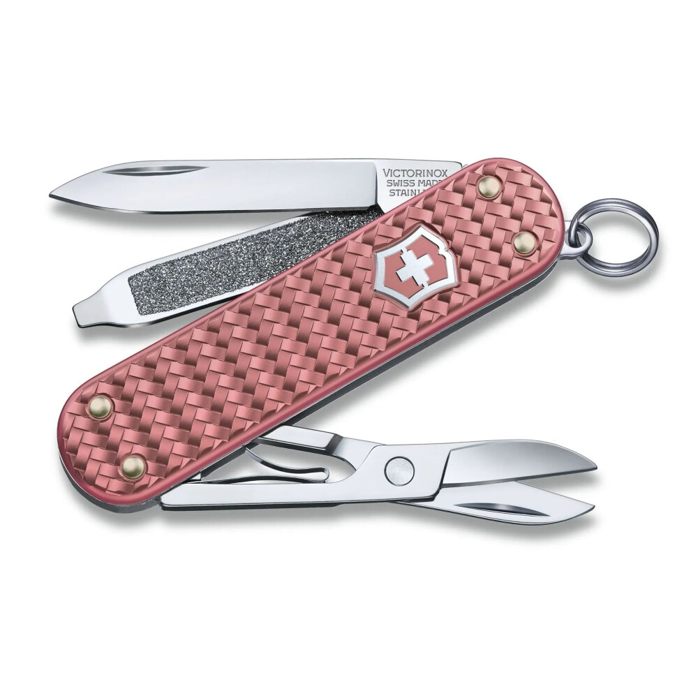 (pink) Victorinox CLASSIC PRECIOUS ALOX swiss army knife - Special Edition - Gift Box