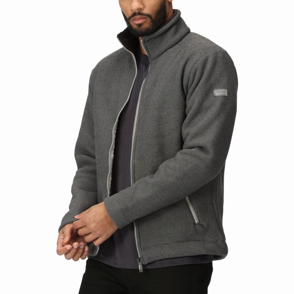 Regatta (3Xl, ) Mens Garrian Ii Full Zip Sherpa Lined Fleece Jacket Grey