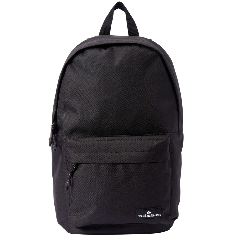 Quiksilver Mens The Poster 26L Adjustable Strap Travel Backpack Bag - Black