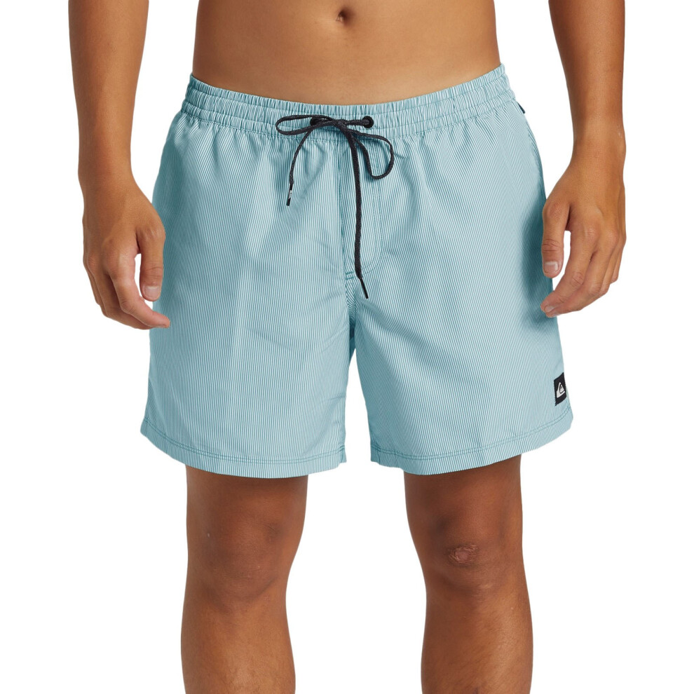 (XXL, Frosty Spruce) Quiksilver Mens Everyday Delux Volley 15" Swim Swimming Trunks Shorts