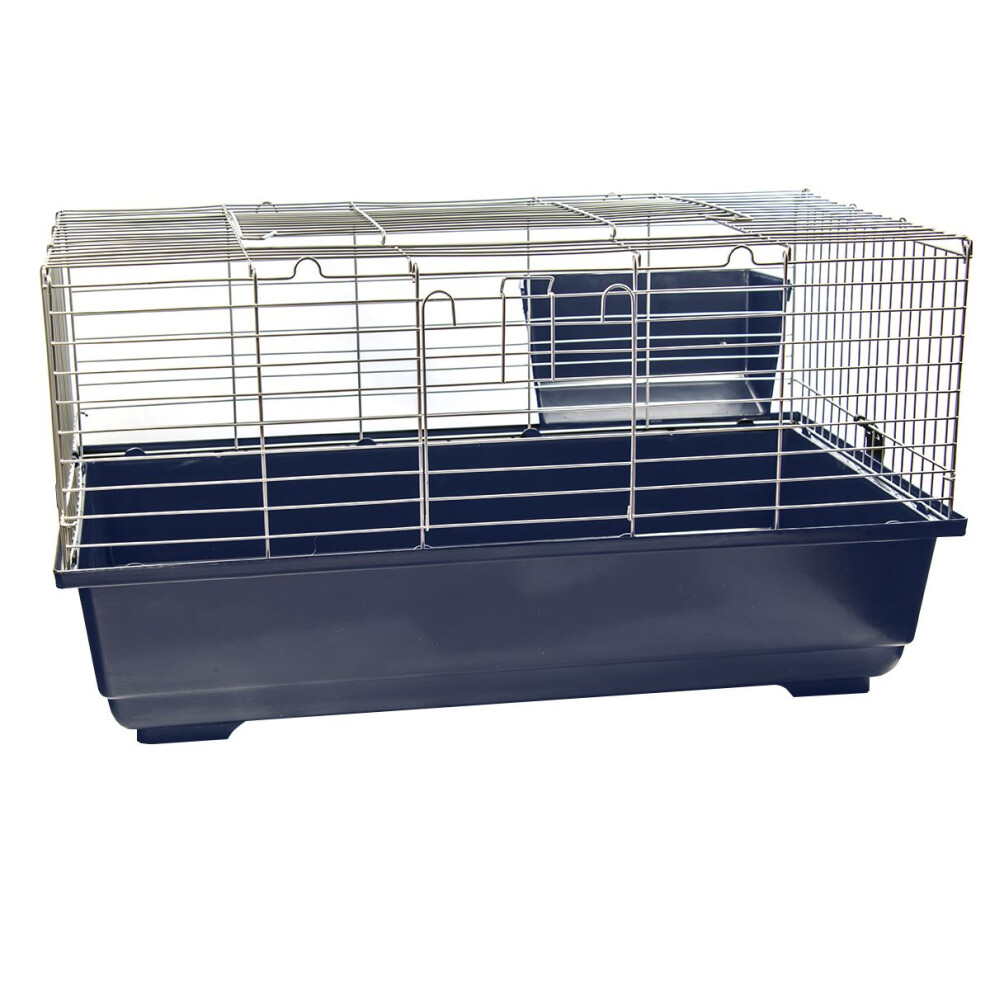 KCT Dark Blue Single Level Indoor Pet Cage - 80cm