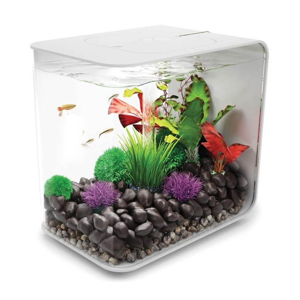 Biorb Flow 30L Aquarium, With Mcr Led Lighting And Heater Pack White