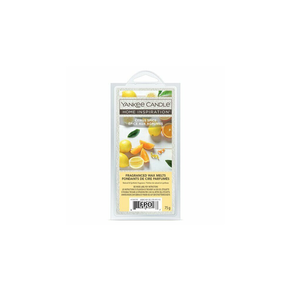 YANKEE CANDLE HOME INSPIRATION FRAGRANCED WAX MELTS - Citrus Spice