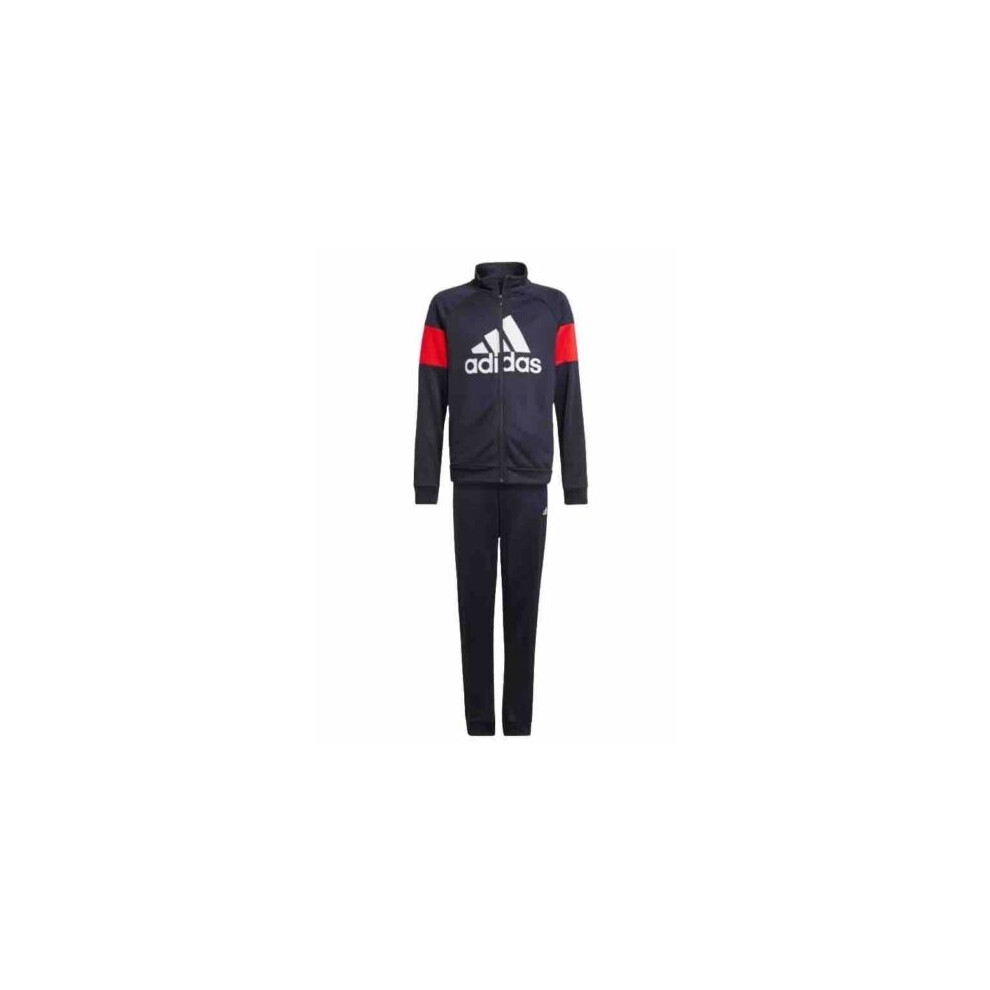 (Age 6-7 Years (Heightb122cm)) adidas Youths Kids Full Tracksuit Badge of Sport includes Jacket & Pants HU1559