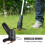 Electric Cordless Grass Trimmer Garden Weed Strimmer Cutter Rechargeable Tool UK 11