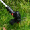 Electric Cordless Grass Trimmer Garden Weed Strimmer Cutter Rechargeable Tool UK 8