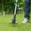 Electric Cordless Grass Trimmer Garden Weed Strimmer Cutter Rechargeable Tool UK 7