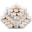 GEEZY GEEZY Tealight Candles 100 Pack Unscented Small Candle Multipack 4 Hour Burn Time 1