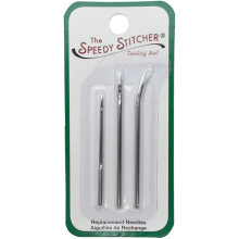 Speedy Stitcher(R) Replacement Needles 3/Pkg-Stainless Steel BN135