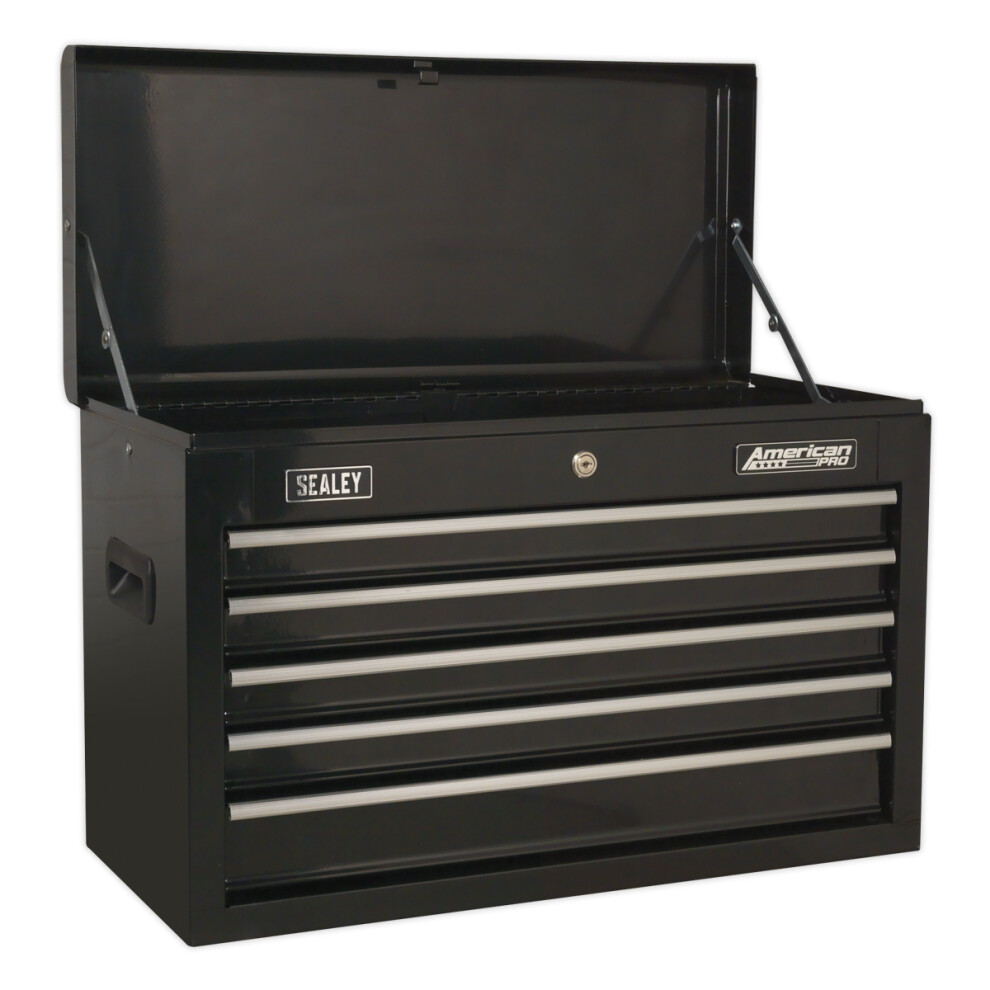 Sealey Ap225B Topchest 5 Drawer With Ball Bearing Runners - Black