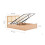 Birlea King Size Rattan Ottoman Bed Frame Birlea Croxley Oak 5FT 150cm Storage Bedstead 6