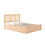 Birlea King Size Rattan Ottoman Bed Frame Birlea Croxley Oak 5FT 150cm Storage Bedstead 7