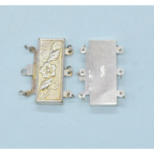12PCS. Exquisite. DIY 3 rows of necklace clasp 1