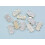 12PCS. Exquisite. DIY 3 rows of necklace clasp 1