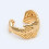 10pcs Leaf Ear Cuffs, Plated Brass Earcuff Earring (GB-2114) 4