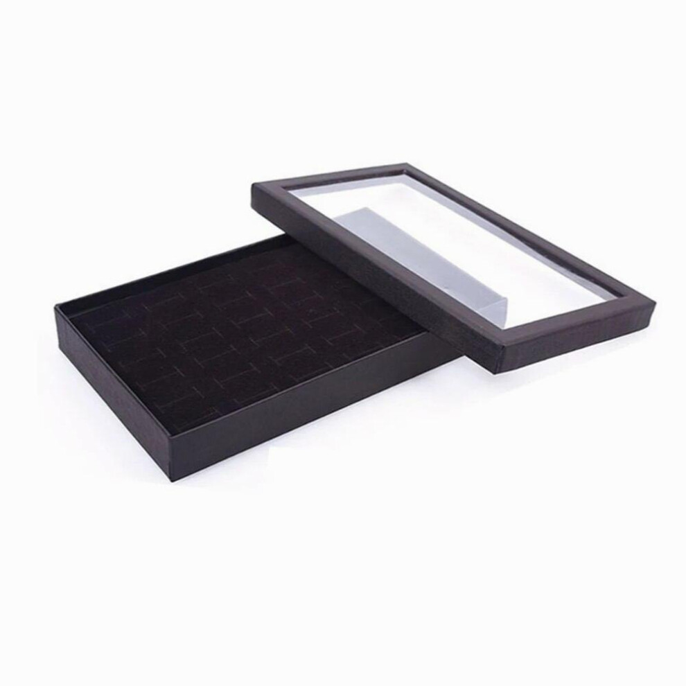 36 Slot Velvet Ring Jewelry Storage Box Ring Earrings Pendant Display Case Organizer Holder Jewelry Box For Women Girls-image-OPC-PBRS6YV-NEW