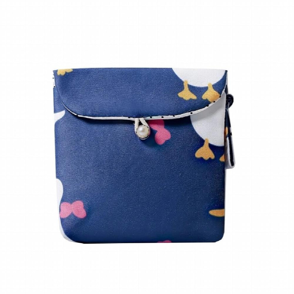 X7JB Portable Sanitary Napkin Pads Storage Bag Feminine Menstruation First Period Bag
