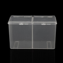 X7JB Remover Paper Makeup Cotton Pad Storage Box Rhinestone Nail Art Tools Container