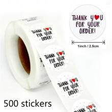 2@# For Wedding/party/gift Box Decoration Multi-Styles Labels Stickers with Love Stickers Floral Thank You Stickers