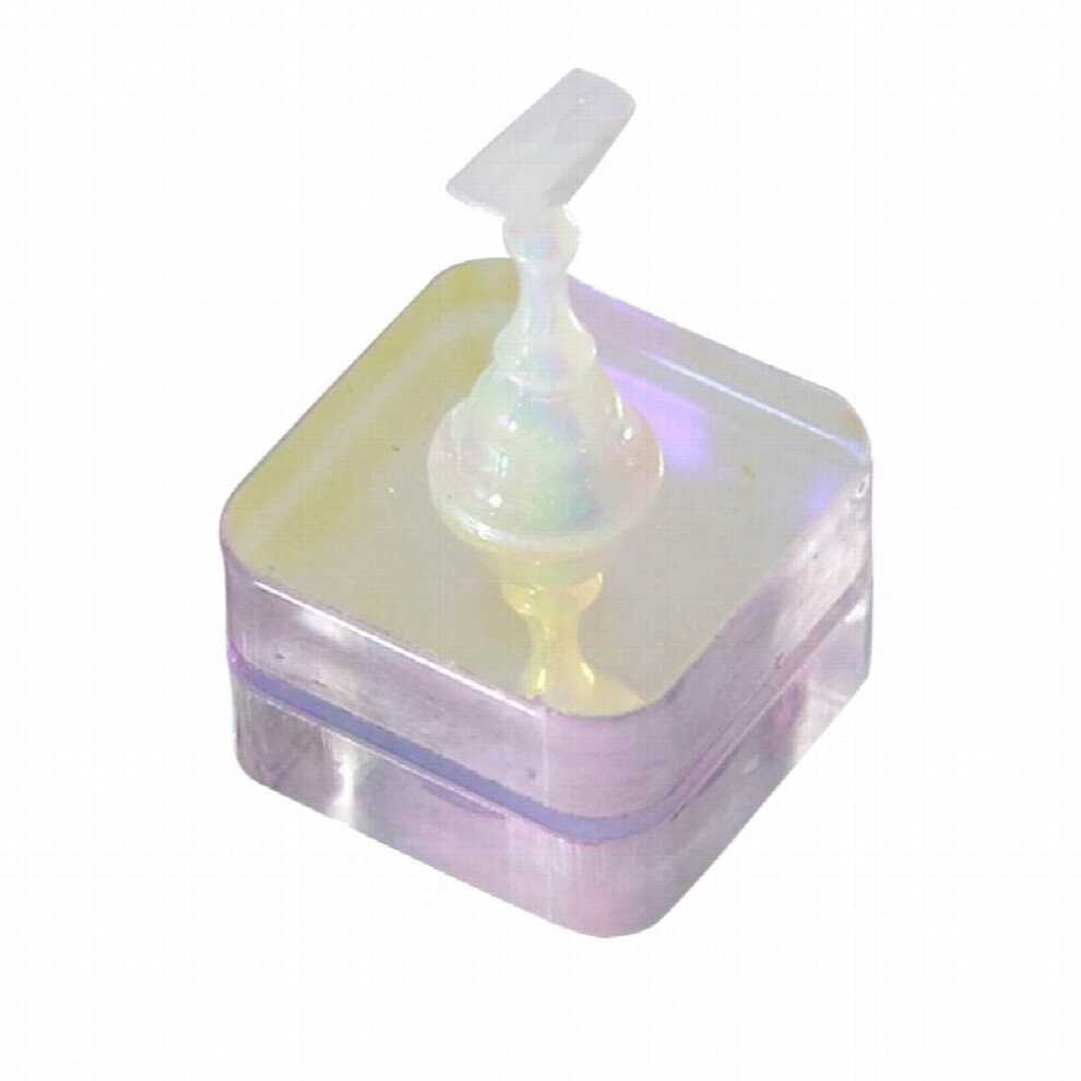 Acrylic Nail Practice Stand Magnetic Nail Tips Display Stand Trainning False Nail Tips Holder Salon Home Manicure Tool