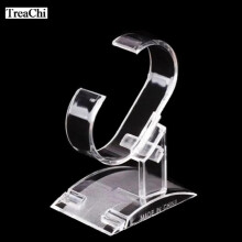 Acrylic Watch Display Holder Rack Transparant C Collar Wristwatch Lightweight Stand Case Rotating Bracelet Watch Winder