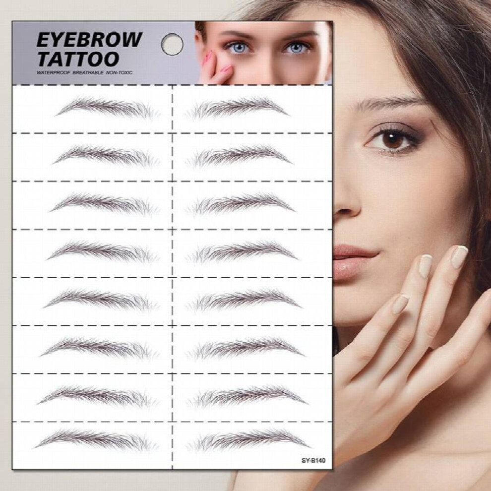 Tattoo Sticker Lasting Makeup Waterproof False Eyebrows 6D Hair-like Eyebrow