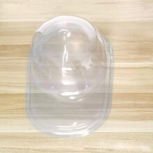 X7JB Double-layer Material Holder Transparent Baseball Display Box Dust-proof Hat Storage Plastic Protector