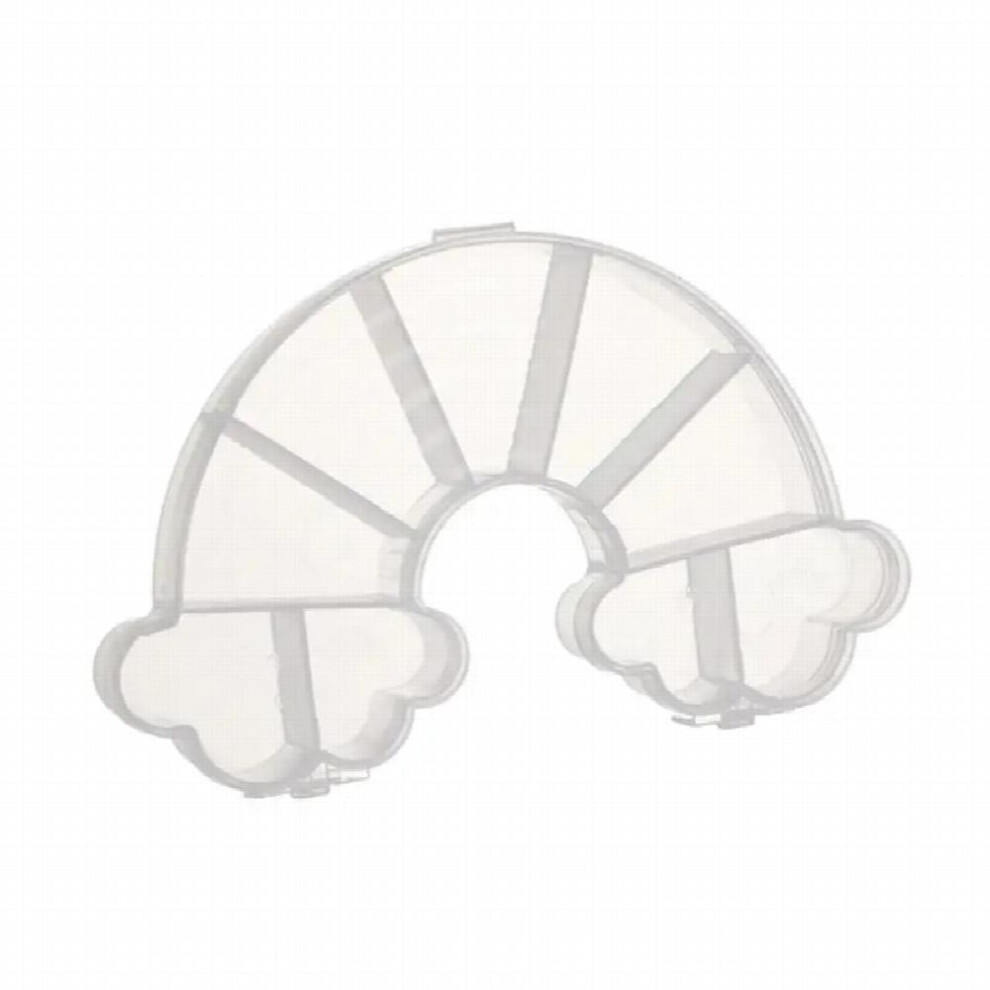 Transparent Plastic Jewelry Storage Box Desktop Earrings Pendant Cases Multi-grid Rings Holder Box-image-OPC-PBRS9WP-NEW