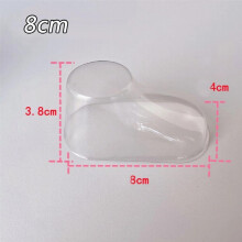 10Pcs Clear Plastic Baby Feet Display Baby Booties Shoes Socks Showcase Shoes Socks Clear Plastic PVC