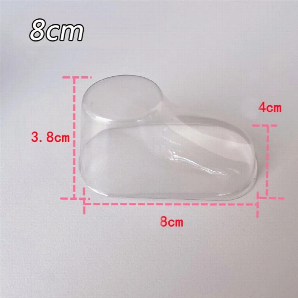 10Pcs Clear Plastic Baby Feet Display Baby Booties Shoes Socks Showcase Shoes Socks Clear Plastic PVC