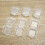 20Pcs Square Mini Clear Plastic Storage Containers Box with Lids for Small Items 5