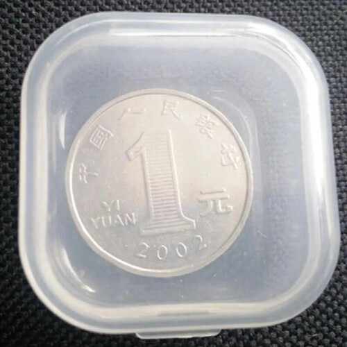 20Pcs Square Mini Clear Plastic Storage Containers Box with Lids for Small Items 2
