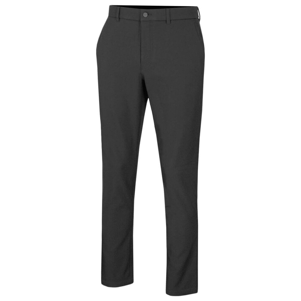 (34/32, Asphalt) Callaway Golf Mens 2021 Water And Wind Resistant Embroidered Thermal Golf