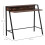 Homcom HOMCOM 2-Tier Storage Computer Workstation Metal Frame Rustic Brown 84cm 2