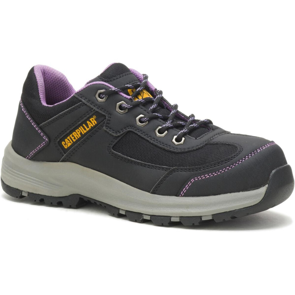 Caterpillar Elmore Work Shoe Black/Lilac 195017275562