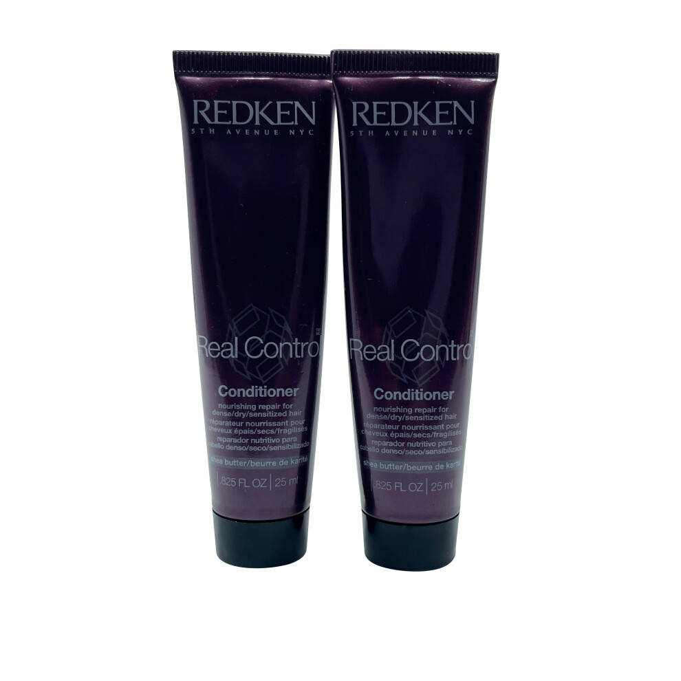 Redken Real Control Conditioner Dry & Sensitized Hair 0.82 OZ Set of 2