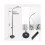 UK LED Floor Lamp 360 Adjustabe Standing Light Reading Gooseneck Light 4