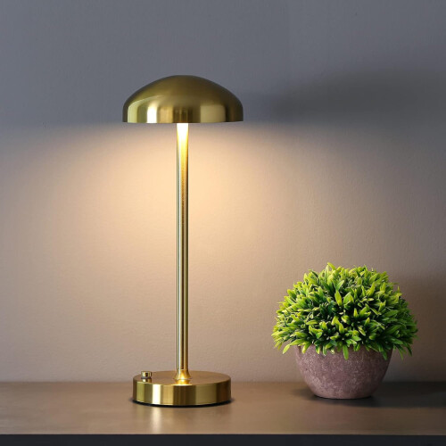 Cordless Table Lamp Touch Sensor Dimmable 3 Lighting Color Battery Powered 2