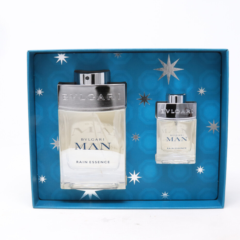 Bvlgari Man Rain Essence Eau De Parfum 2-Pcs Set / New With Box