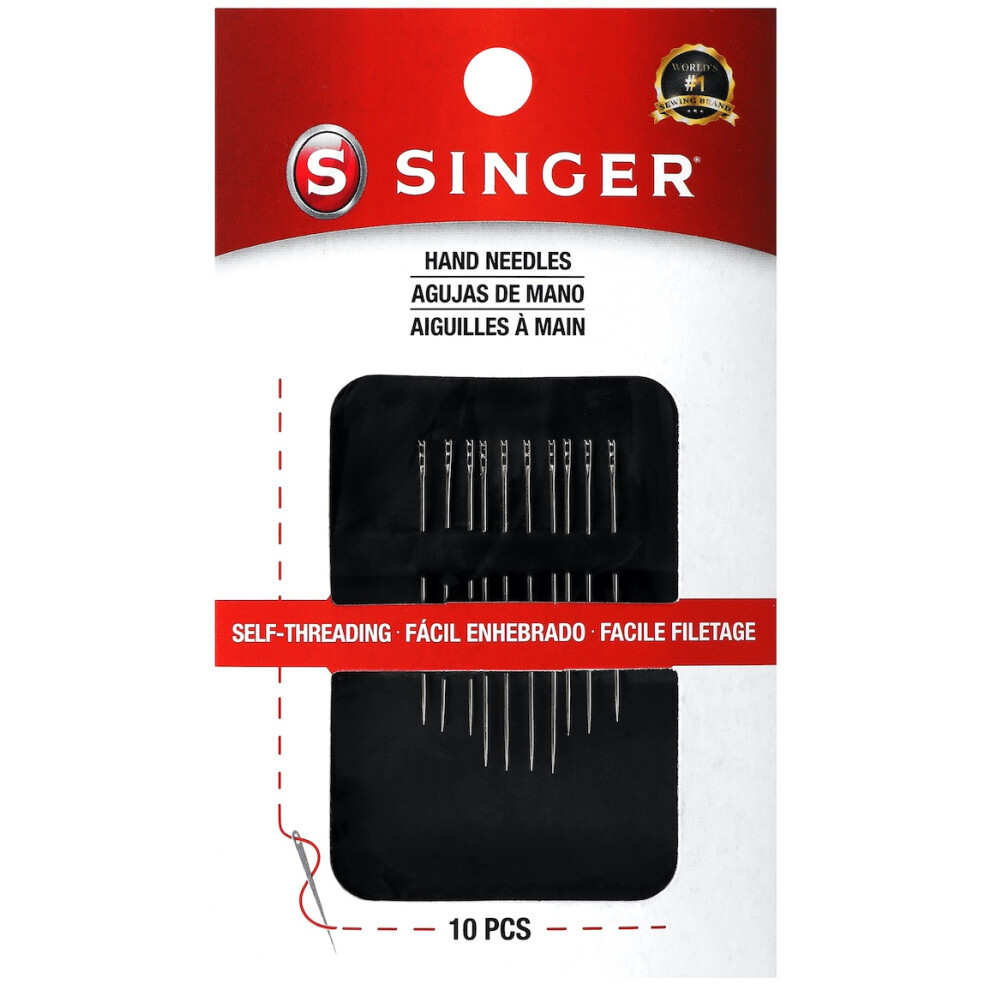 Singer Self-Threading Calyxeye Hand Needles-Assorted 10/Pkg 00280