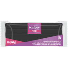 Sculpey Premo Polymer Clay 1lb-Black PE1-5042