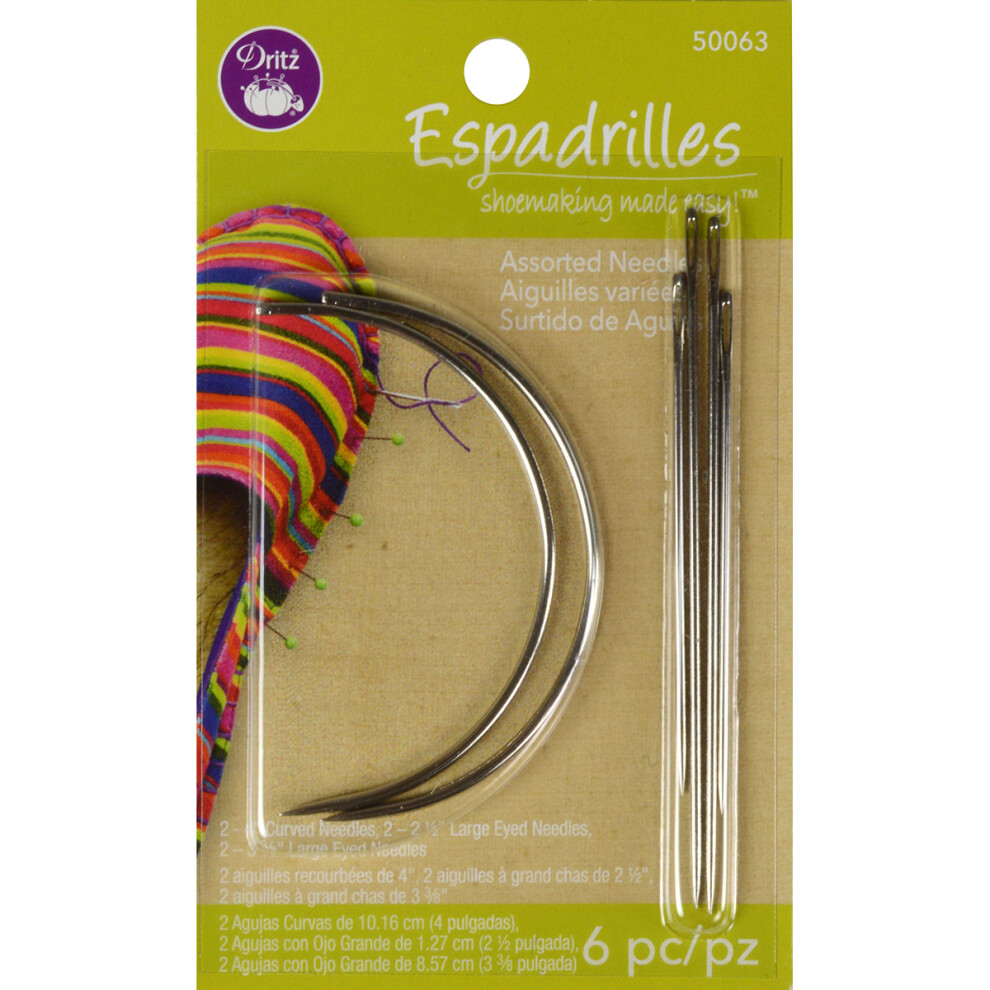 Dritz Espadrilles Needles 6/PkgES50063